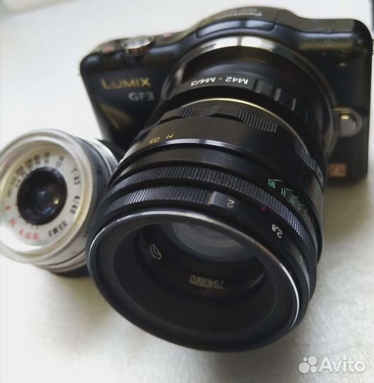 Гелиос-44 с адаптером Micro 4/3