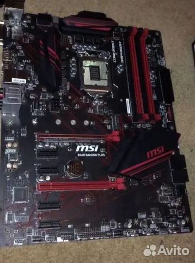 Msi b360 gaming plus + i5 9600kf + pccoler gi-x6r