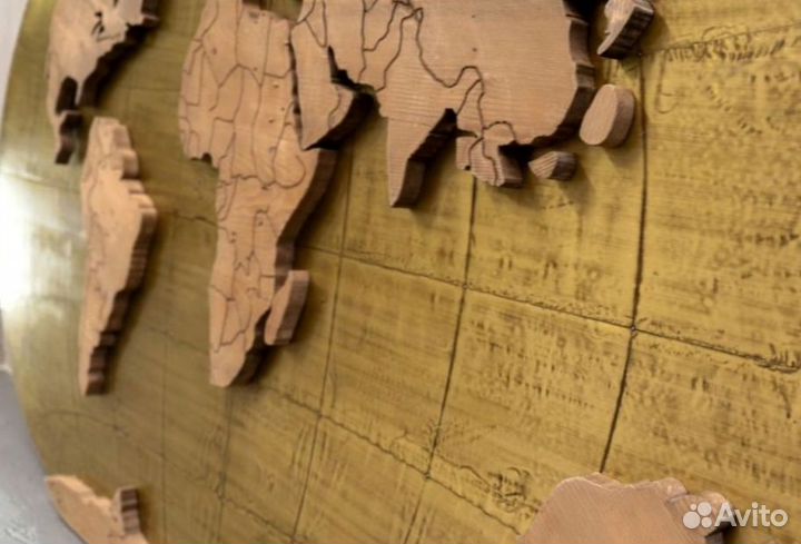 Карта World Map Interior Accessory