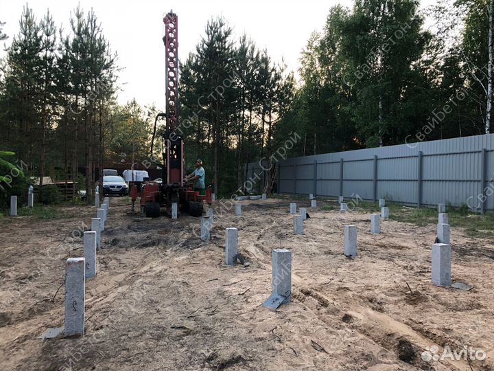 Забивные железобетонные сваи