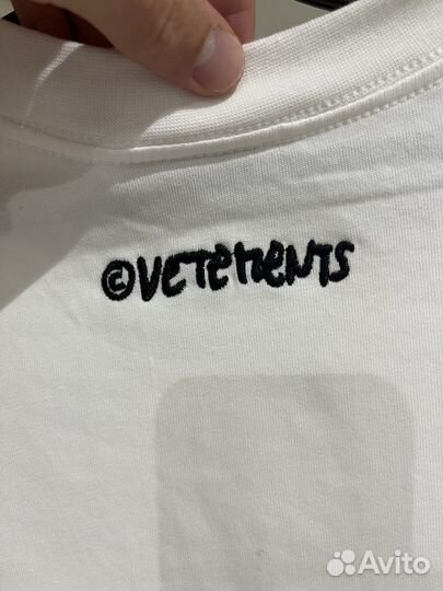 Футболка vetements оверсайз (коллекция 2024)