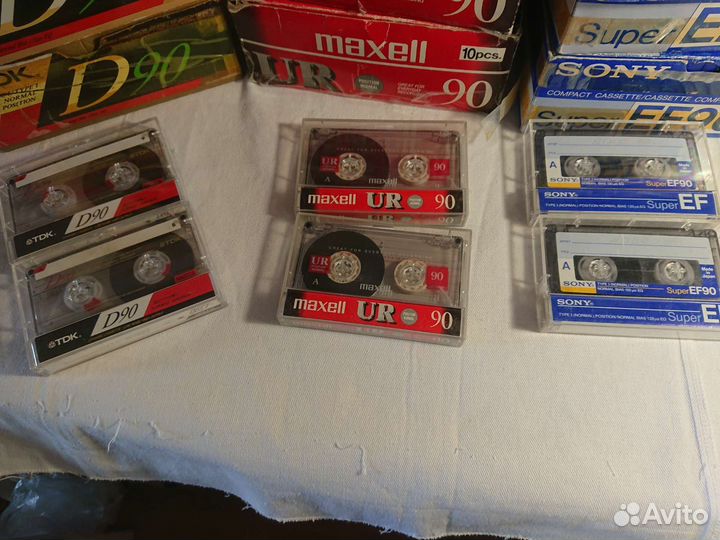 Аудиокассеты. Tdk Sony. Maxell
