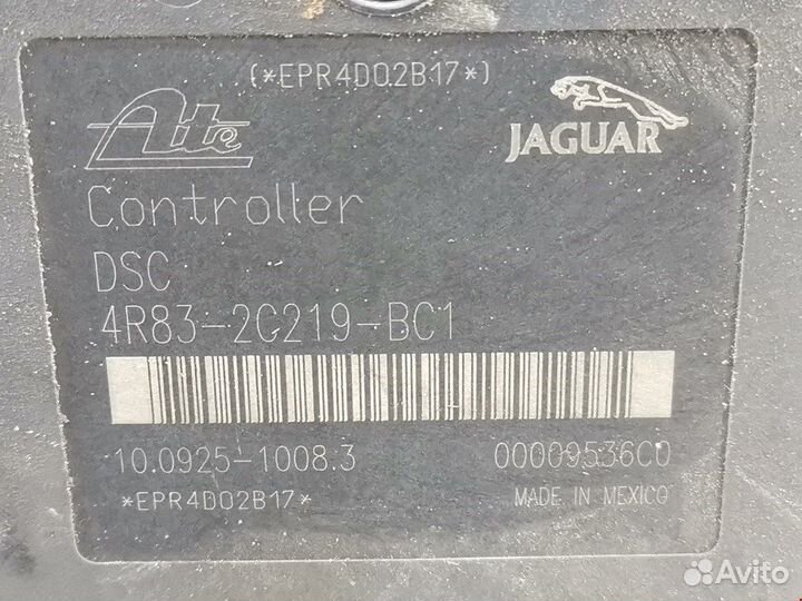 Блок ABS для Jaguar S-Type 4R832C219BC1