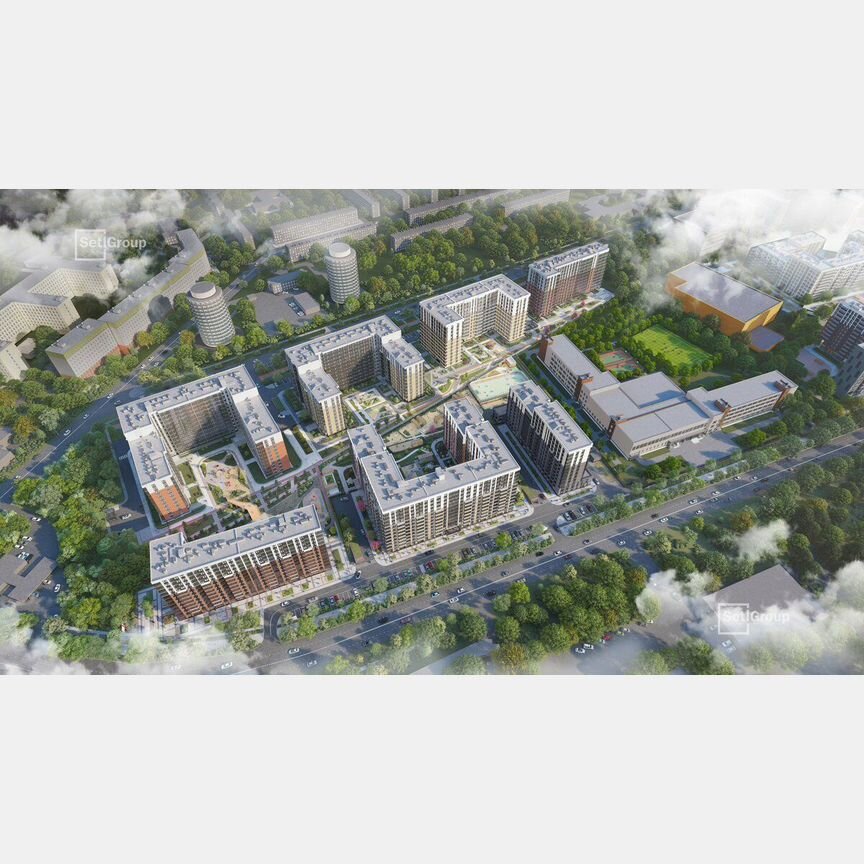 2-к. квартира, 65,8 м², 5/12 эт.