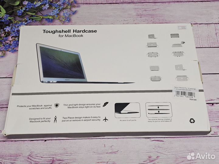 Чехол прозрачный для Macbook Pro 16 A2141