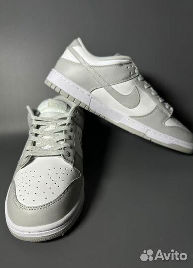 Кроссовки Nike SB Dunk Grey Люкс