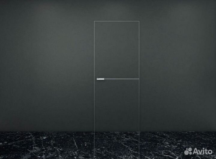 Дверь скрытая под отделку