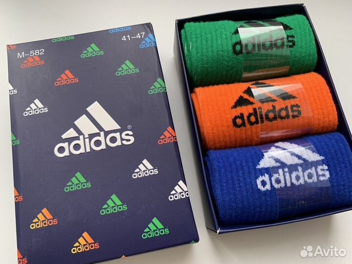 Носки мужские в коробке 3 пары