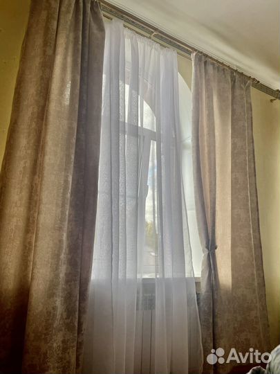 Комплект шторы и тюль