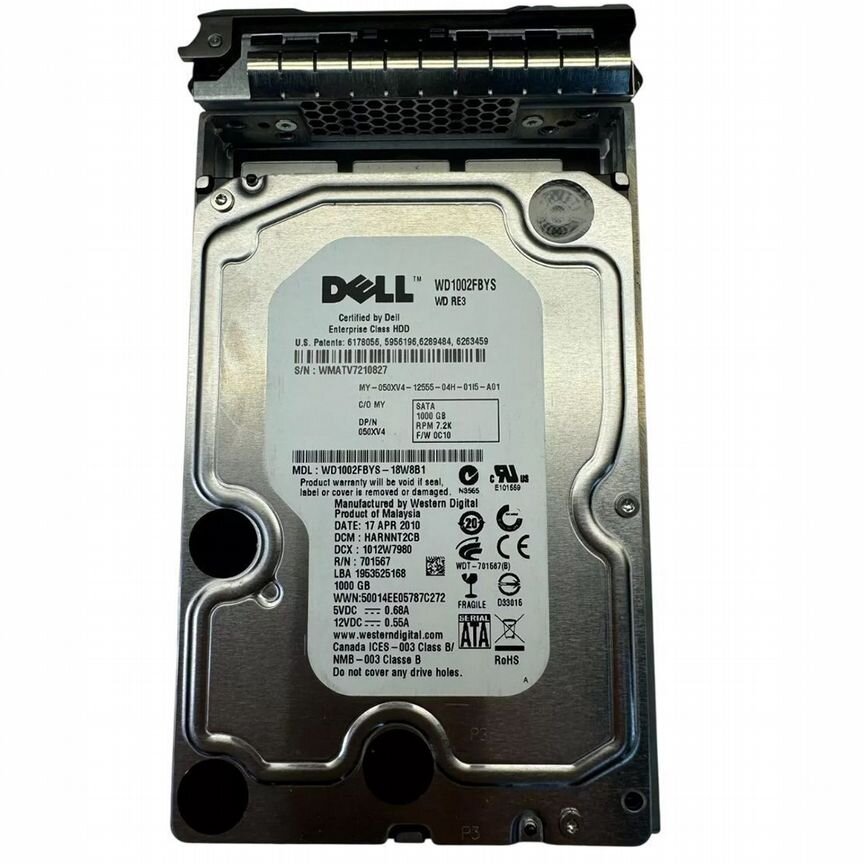 [YR660] Жесткий Диск Dell 1tb Sata2 3,5" Hdd Yr660