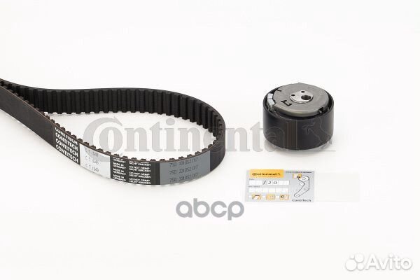 Ремень грм 124 зуб.,22mm + ролик ct1049k1