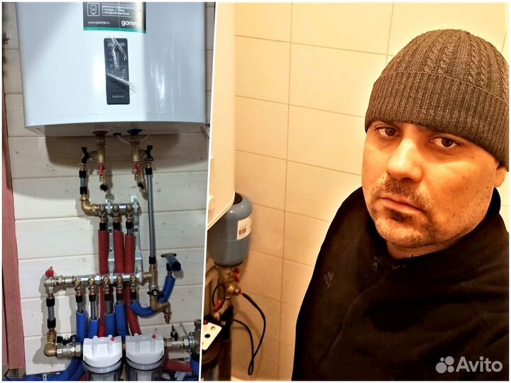 Сантехник Монтаж водопровода из колодца и скважины