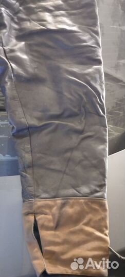 Брюки кожаные