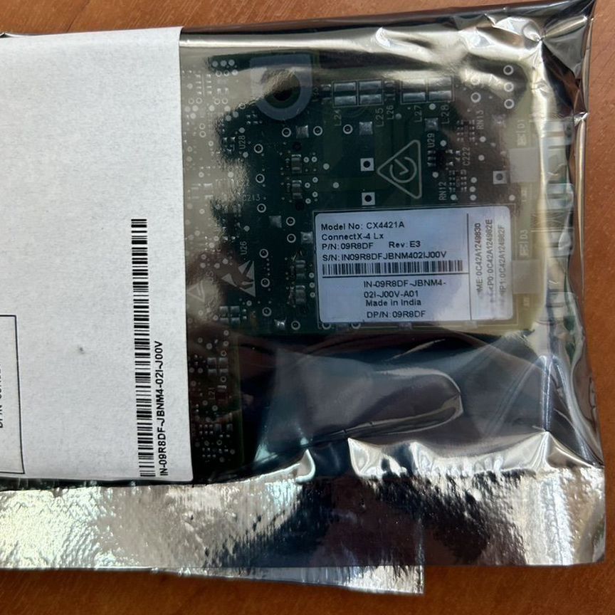 [SFP28] Сетевой Адаптер Dell 2х25gb 9r8df Cx4421a