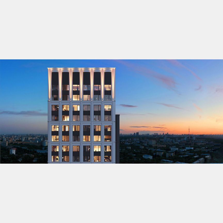 2-к. квартира, 62,2 м², 21/25 эт.