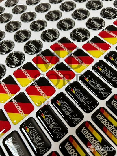 3D стикеры с вашим дизайном оптом