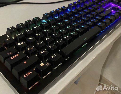 Игровая клавиатура механическая dexp sword rgb