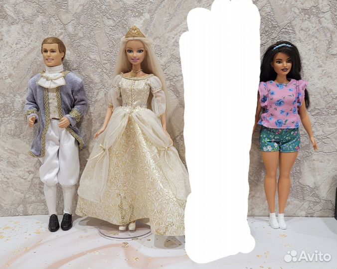 Барби золушка и принца, fashionistas