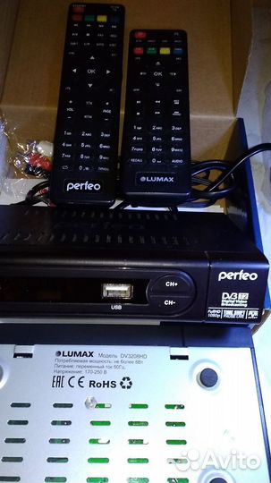 DVB тв приставки lumax и perfeo под ремонт