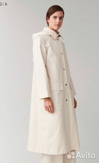 Тренч плащ cos