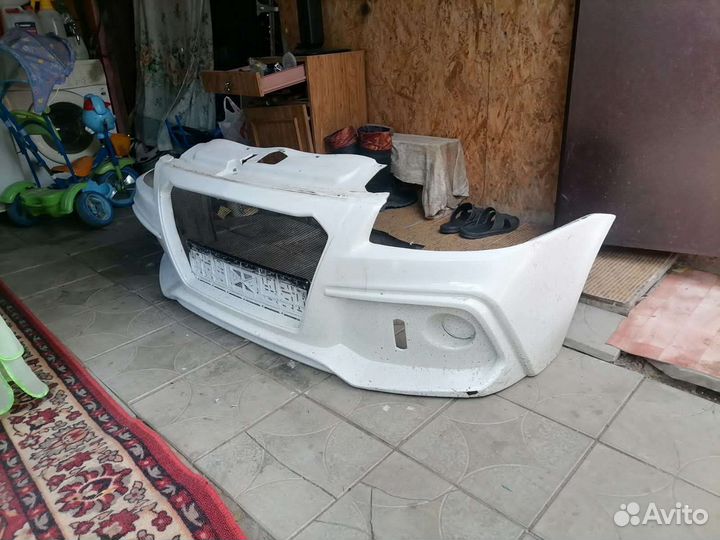 Бампер приора тюнингованый передний