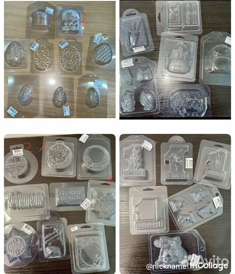 Пластиковые формы для мыла на 23 февраля, 8 марта