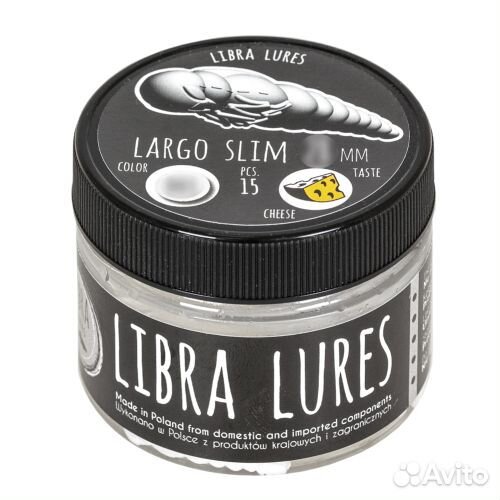 Силиконовая приманка Libra Lures Largo Slim 34