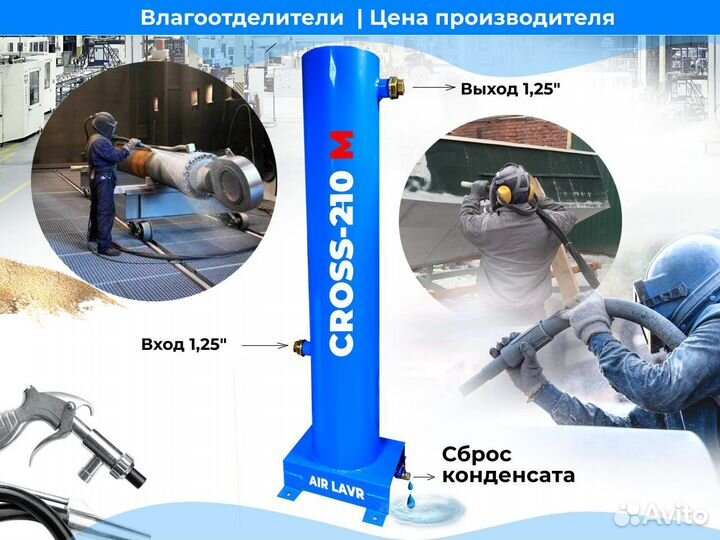 Влагоотделитель для промышленного пескоструя