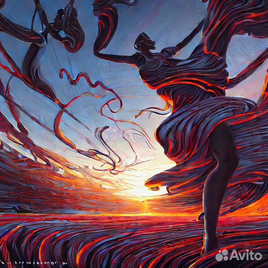 Картины созданные нейросетью