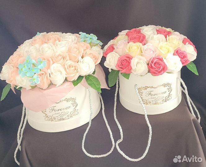 Букеты из мыльных цветов