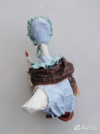 Ватная игрушка гусыня