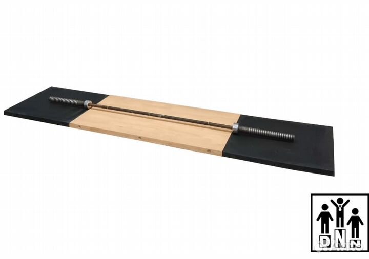 Помост для становой тяги компактный 274Х72Х4cм DNN