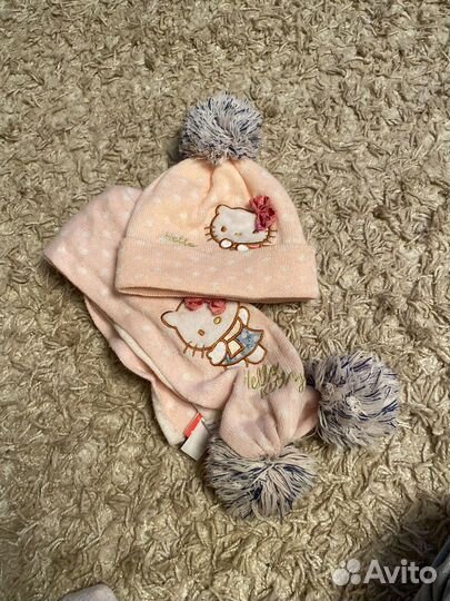 Комплект шапка, шарф