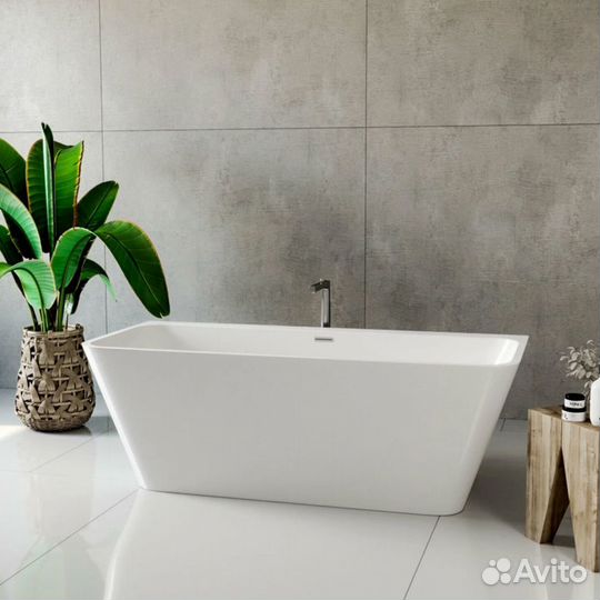 Ванна пристенная 170х75 акриловая ванна