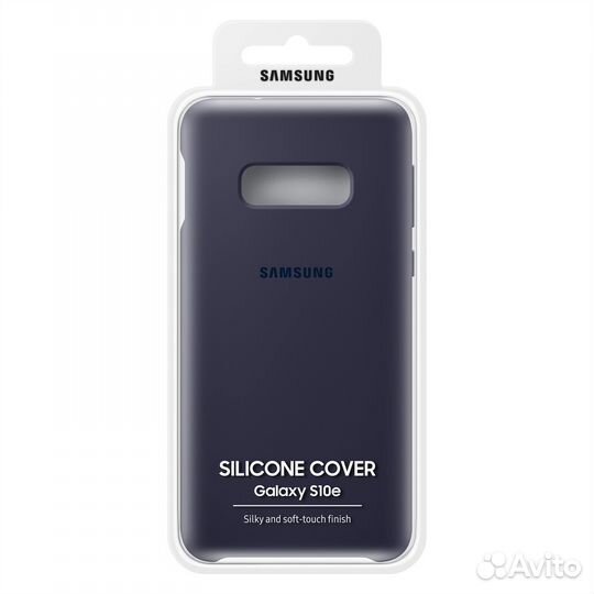 Чехол Samsung Galaxy S10E Silicone Cover темно-син