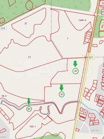 Участок 26,64 га (СНТ, ДНП)