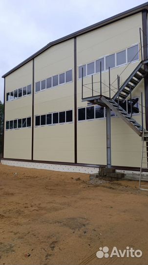 Стеновые сэндвич-панели на минеральной(базальтовой