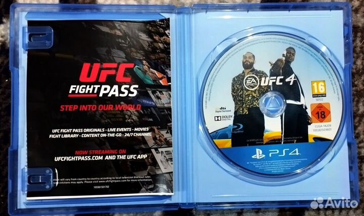 Диск на ps4 ufs 4