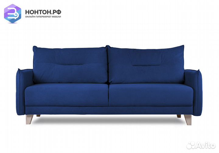 Диван пантограф Велс тёмно-синий