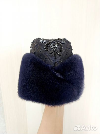 Шапка норковая женская