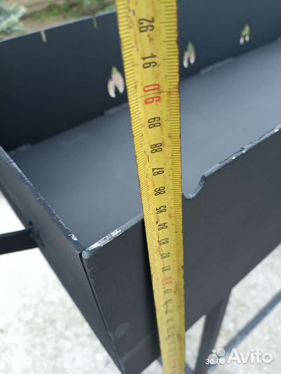 Мангал большой 100см, высокий, усиленный 3 мм