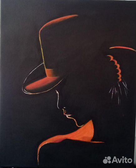 Картина рукописная маслом на холсте