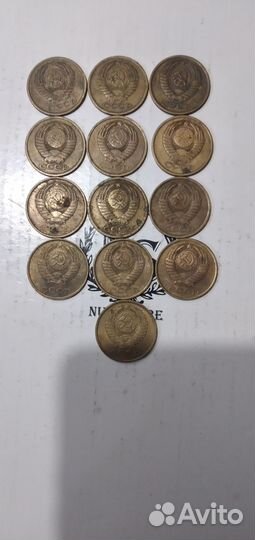 Монеты СССР 5 копеек