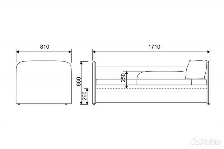 Детская кровать диван