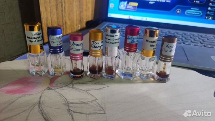 Название: amouage, xerjoff отливанты