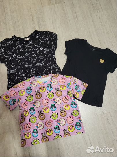 Футболки для девочки р.128