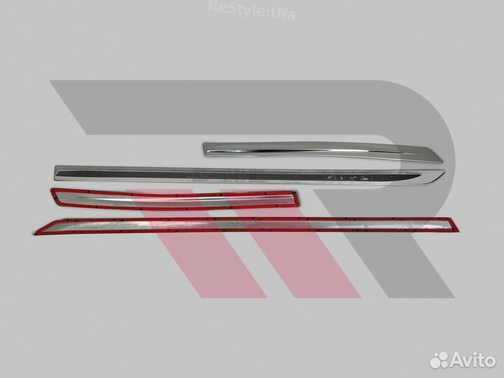 Молдинги дверей Lexus NX200 Хром