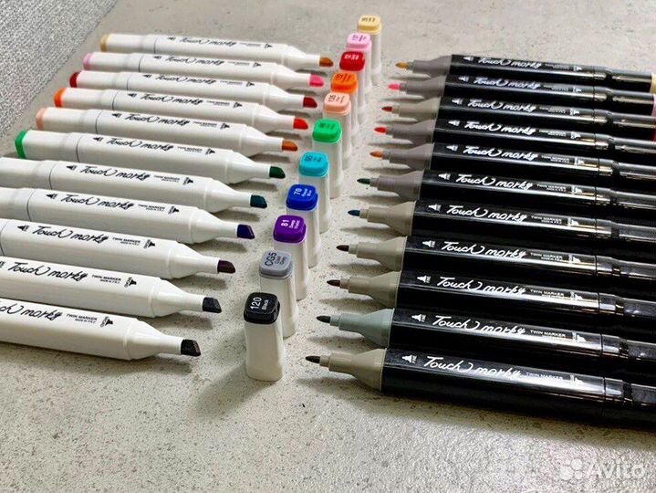 Маркеры для скетчинга 48 штук