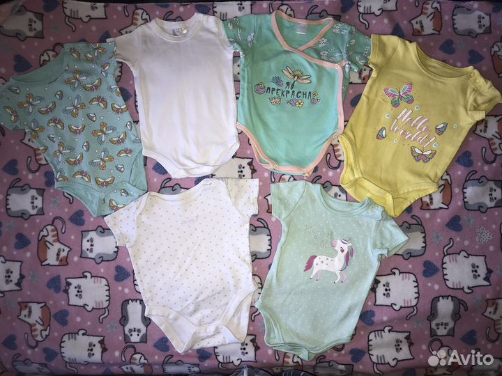 Боди для девочки 56-62