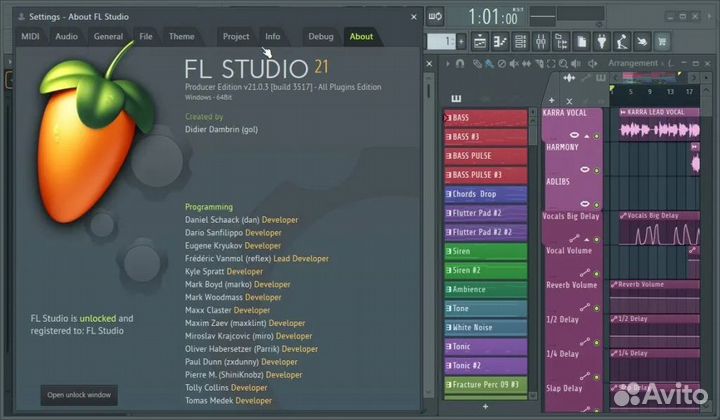 Fl studio 21 win (лицензия)